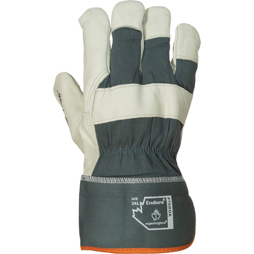 Endura&reg; Winter Fitters Gloves, X-Large, Grain Cowhide Palm, Boa Inner Lining GTA Hardware Inc