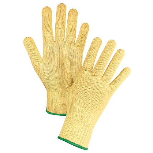 Gants tricot&eacute;s sans couture, Taille Moyen/8, Calibre 7, Enveloppe en Kevlar, ASTM ANSI niveau A2/EN 388 niveau 3 GTA Hardware Inc