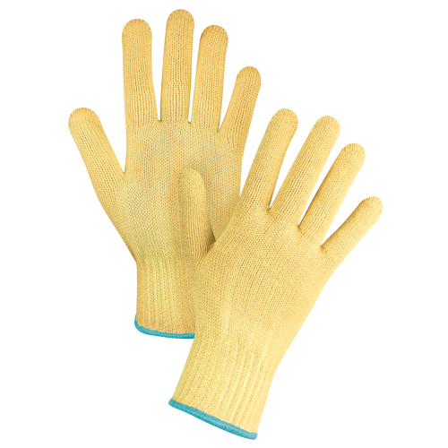 Gants tricot&eacute;s sans couture, Taille T-Grand/10, Calibre 7, Enveloppe en Kevlar, ASTM ANSI niveau A2/EN 388 niveau 3 GTA Hardware Inc