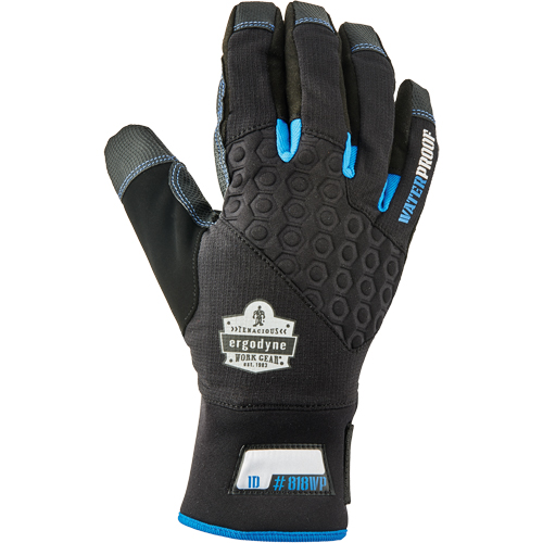 ProFlex&reg; 818WP Performance Thermal Waterproof Utility Gloves, Polyurethane Palm, Size Small GTA Hardware Inc