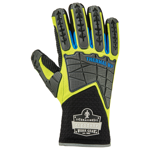 ProFlex&reg; Performance Dorsal Impact-Reducing Gloves + Thermal WP, Small, Suede Palm, Safety Cuff GTA Hardware Inc