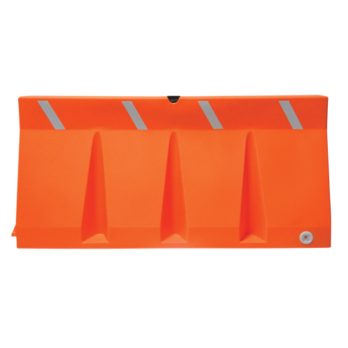Barri&egrave;res de circulation, Rempli d'eau, 69,75" lo x 33,75" h, Orange GTA Hardware Inc