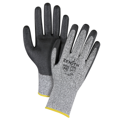 Seamless Stretch Cut-Resistant Gloves, Size X-Large/10, 13 Gauge, Polyurethane Coated, HPPE Shell, ANSI/ISEA 105 Level 2/EN 388 Level 3 GTA Hardware Inc