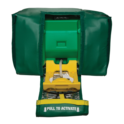 Douche oculaire portative, eau ti&egrave;de, Aliment&eacute; par gravit&eacute;, Capacit&eacute; 9 gal., Conformit&eacute; ANSI Z358.1 GTA Hardware Inc