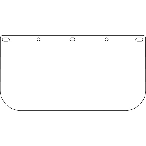 Dynamic Faceshield Visor Window, PETG, Clear Tint GTA Hardware Inc