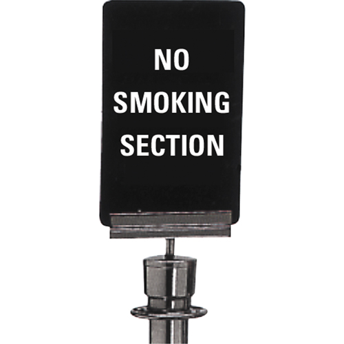 "No Smoking" Crowd Control Sign, 11" x 7", Plastic, English GTA Hardware Inc