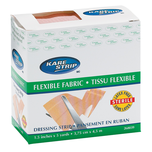 Dynamic Elastic Dressing Bandage, Rectangular/Square, 180", Fabric, Non-Sterile GTA Hardware Inc