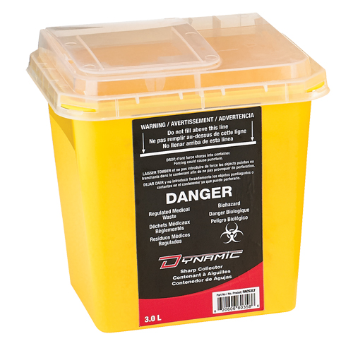 Dynamic Sharps&reg; Container, 3 L Capacity GTA Hardware Inc