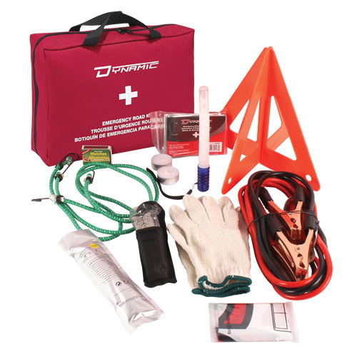 Dynamic S.O.S. Emergency Road Side Kit, Class 1 Medical Device, Nylon Bag GTA Hardware Inc