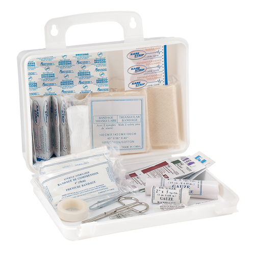 Trousse de premiers soins pour camion Dynamic, Dispositif m&eacute;dical Classe 1, Boîte en plastique GTA Hardware Inc