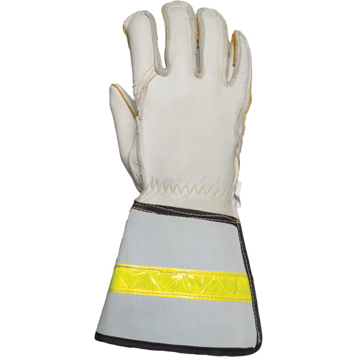 Gants pour monteur de ligne, Petit, Paume en Cuir fleur de vache GTA Hardware Inc