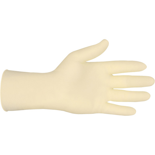 Gants de calibre industriel, Petit, Latex, 5 mils, Sans poudre, Blanc GTA Hardware Inc