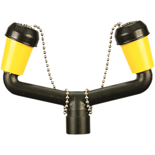 Ensemble de pommeaux doubles pour douche oculaire GTA Hardware Inc