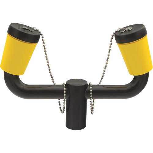 Ensemble de pommeaux doubles pour douche oculaire GTA Hardware Inc