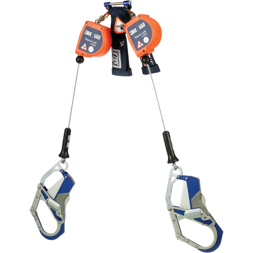 Nano-Lok Edge Self-Retracting Lifeline, 7', Stainless Steel, Swivel GTA Hardware Inc