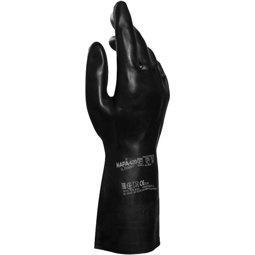 Technic NS-420 Gloves, Size 6/X-Small, 12.5" L, Latex/Neoprene, Flock-Lined Inner Lining, 30-mil GTA Hardware Inc