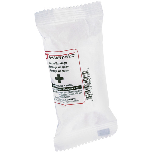 Dynamic Gauze Bandages, Roll, 30' L x 2" W, Sterile, Medical Device Class 1 GTA Hardware Inc