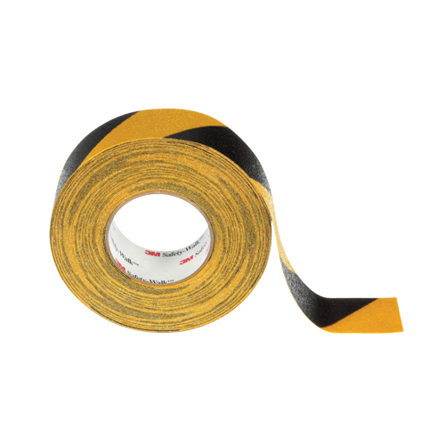 Ruban antid&eacute;rapant Safety-Walk s&eacute;rie 600, 2" x 60', Noir & jaune GTA Hardware Inc