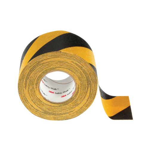Ruban antid&eacute;rapant Safety-Walk s&eacute;rie 600, 6" x 60', Noir & jaune GTA Hardware Inc