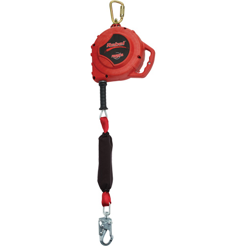 Rebel Self-Retracting Lifeline, 33', Galvanized Steel, Swivel GTA Hardware Inc