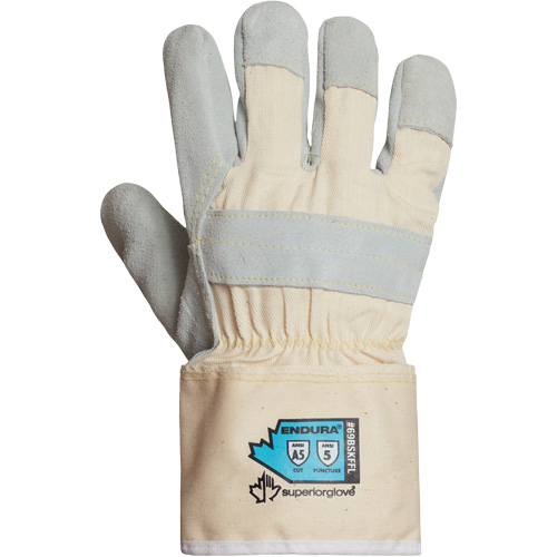 Endura&reg; Cut-Resistant Gloves, Medium, Split Leather Palm GTA Hardware Inc