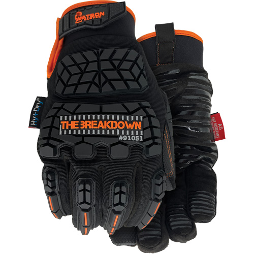 91051 The Breakdown Gloves, Size Medium, PVC Coated, Cutshield Shell, ANSI/ISEA 105 Level 4 GTA Hardware Inc
