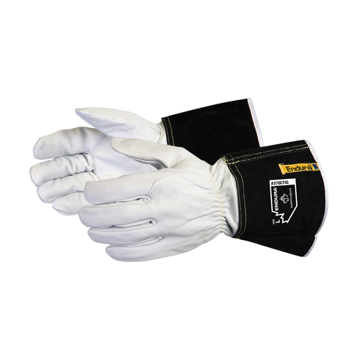 Endura&reg; Welding Glove, Grain Goatskin, Size Small GTA Hardware Inc
