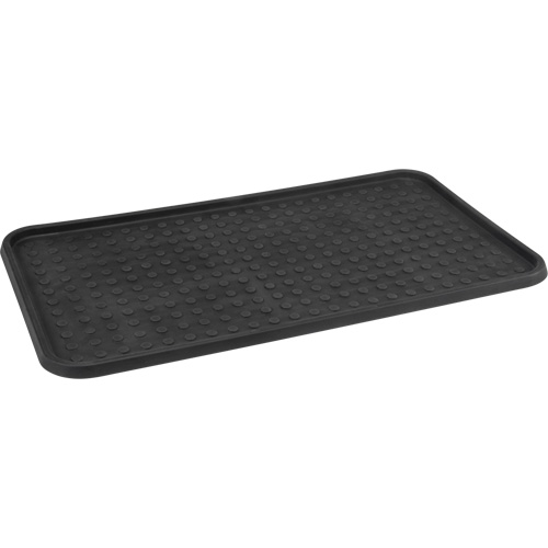 Boot Tray, Plastic, Black, 25" L x 14" W GTA Hardware Inc