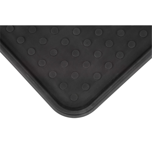 Boot Tray, Plastic, Black, 25" L x 14" W GTA Hardware Inc