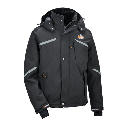 N-Ferno&reg; 6466 Thermal Jacket, Men's, Small, Black GTA Hardware Inc