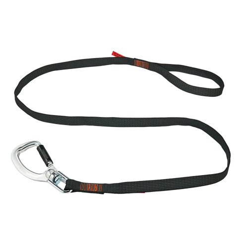Longe porte-outils &agrave; rotule et &agrave; verrouillage double Squids 3129, Longueur fixe, Mousqueton/boucle GTA Hardware Inc
