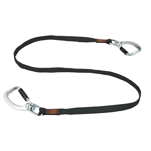 Squids&reg; 3139  Double-Locking Tool Lanyard with Swivel, Fixed Length, Dual Carabiner GTA Hardware Inc