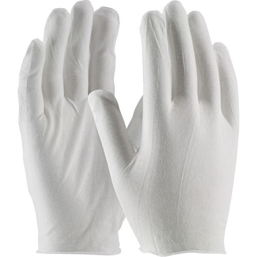 Inspection Gloves, Cotton, Unhemmed Cuff, One Size GTA Hardware Inc
