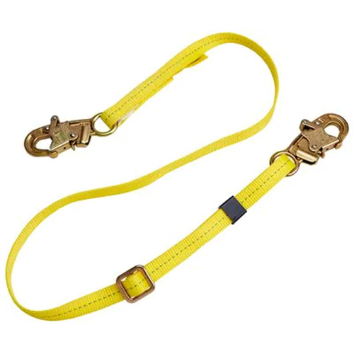 Web Adjustable Positioning Lanyard, 1 Legs, 4', CSA Class B, Polyester GTA Hardware Inc