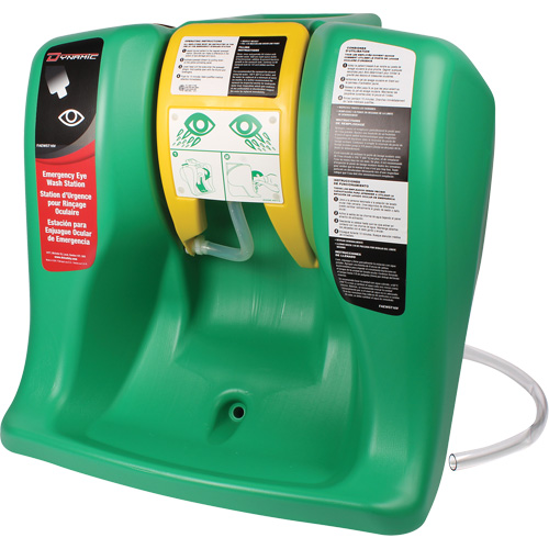 Douche oculaire Dynamic, Aliment&eacute; par gravit&eacute;, Capacit&eacute; 16 gal., Conformit&eacute; ANSI Z358.1 GTA Hardware Inc