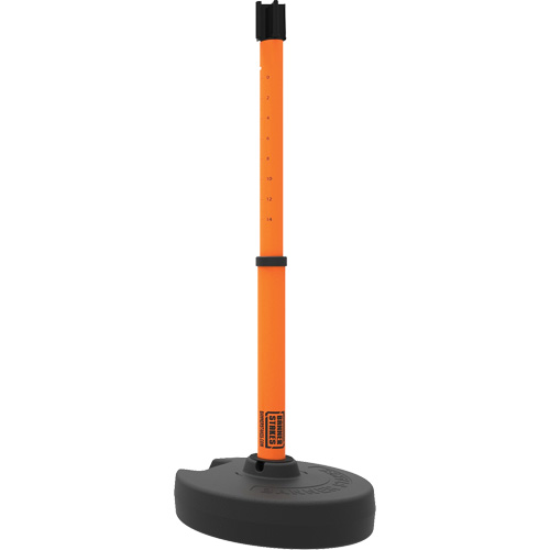 Base pour montant de barri&egrave;re PLUS, Hauteur de 42", Orange GTA Hardware Inc