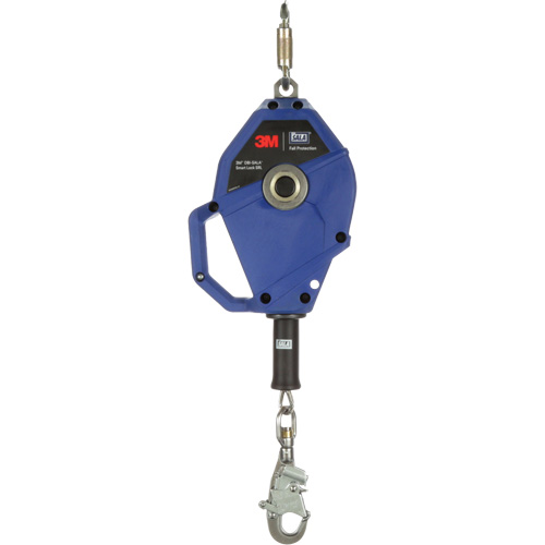 Cordage de s&eacute;curit&eacute; autor&eacute;tractable avec verrouillage intelligent, 20', Acier inoxydable, Pivotant GTA Hardware Inc