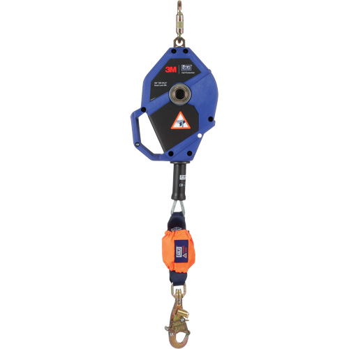 Cordage de s&eacute;curit&eacute; autor&eacute;tractable avec verrouillage intelligent, 30', Acier inoxydable, Pivotant GTA Hardware Inc