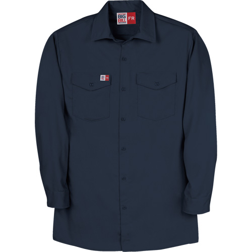 Chemise de travail de protection contre l'arc &eacute;lectrique, Petit, Bleu marin GTA Hardware Inc