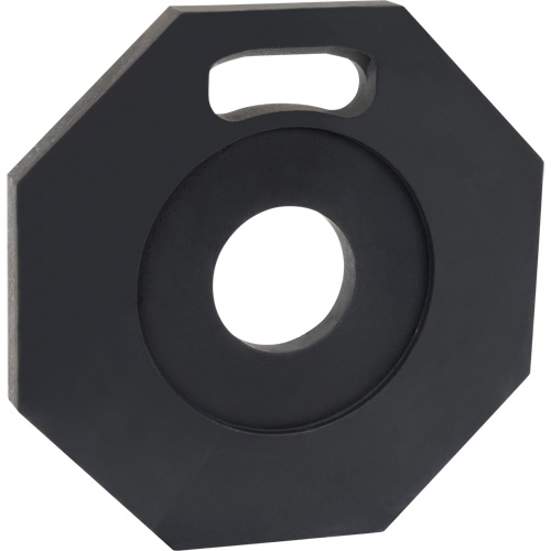 Base en caoutchouc pour poteaux d&eacute;lin&eacute;ateurs de qualit&eacute; sup&eacute;rieure, 12 lb GTA Hardware Inc