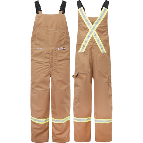 Avenger 12 oz. Bib Pants, Medium (Tall), Caramel Duck GTA Hardware Inc