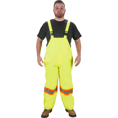 RZ1000 Rain Bib Pants, Polyester, Small, High Visibility Lime-Yellow GTA Hardware Inc