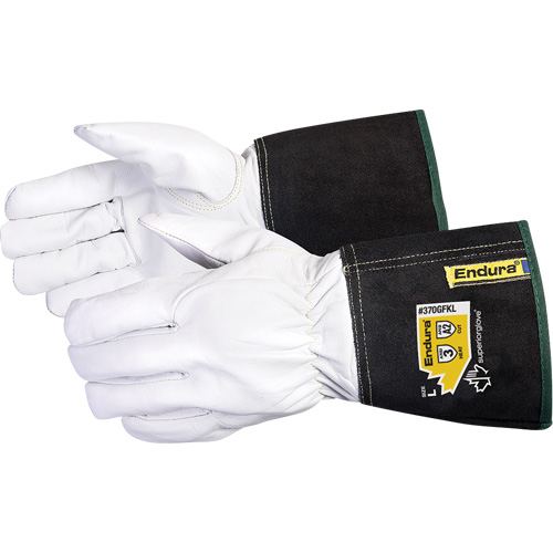 Endura&reg; TIG Welding Gloves, Grain Goatskin, Size Medium GTA Hardware Inc