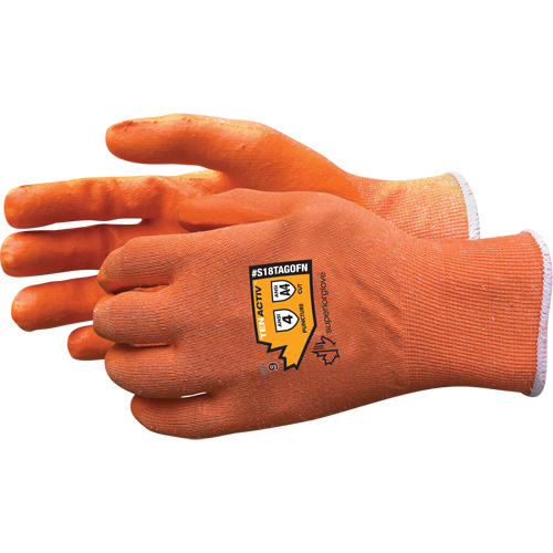Gants en fibre de filament composite, Taille 5, Calibre 18, Rev&ecirc;tement Mousse de nitrile, Enveloppe en TenActiv, ASTM ANSI niveau A4 GTA Hardware Inc