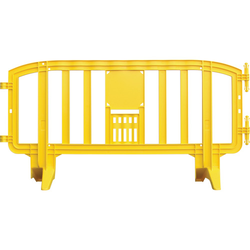 Movit Barricade, Interlocking, 78" L x 39" H, Yellow GTA Hardware Inc
