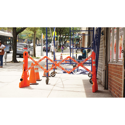 Multi-Gate Barricade, 43" H x 90" L, Orange GTA Hardware Inc