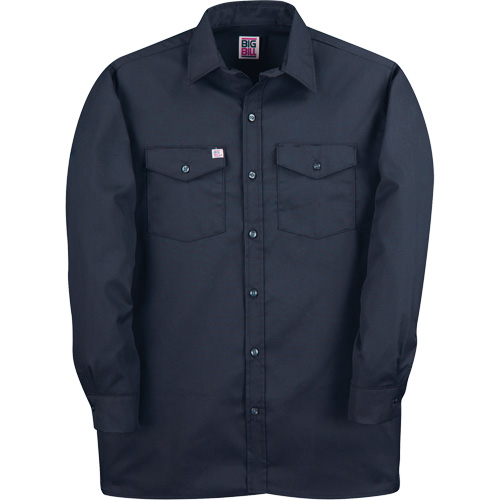 Chemise de travail &agrave; manches longues en tissu crois&eacute;, Hommes, Moyen (grande taille), Bleu marine GTA Hardware Inc