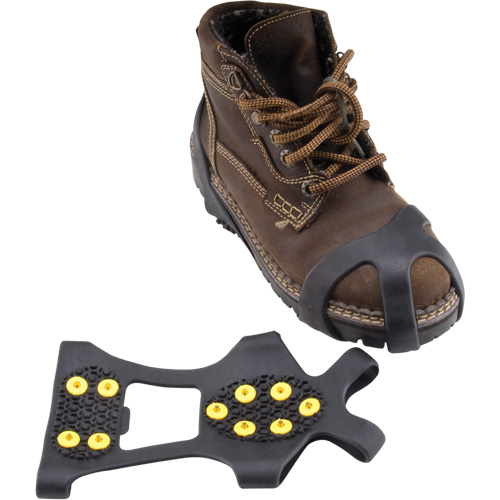 Semelles antid&eacute;rapantes et anti&eacute;tincelles pour la glace, Laiton, Traction Crampon, Grand GTA Hardware Inc