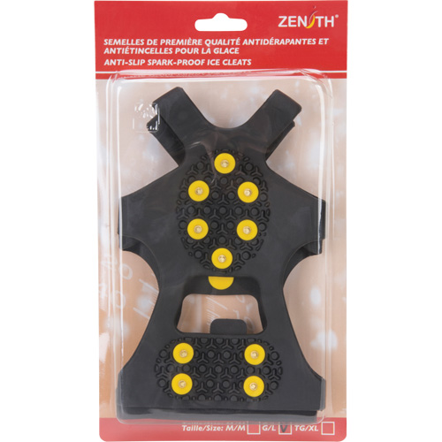 Semelles antid&eacute;rapantes et anti&eacute;tincelles pour la glace, Laiton, Traction Crampon, Grand GTA Hardware Inc