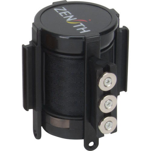 Cassette de ruban magn&eacute;tique pour barri&egrave;re de contr&ocirc;le des foules personnalis&eacute;e, 12', Ruban Noir GTA Hardware Inc
